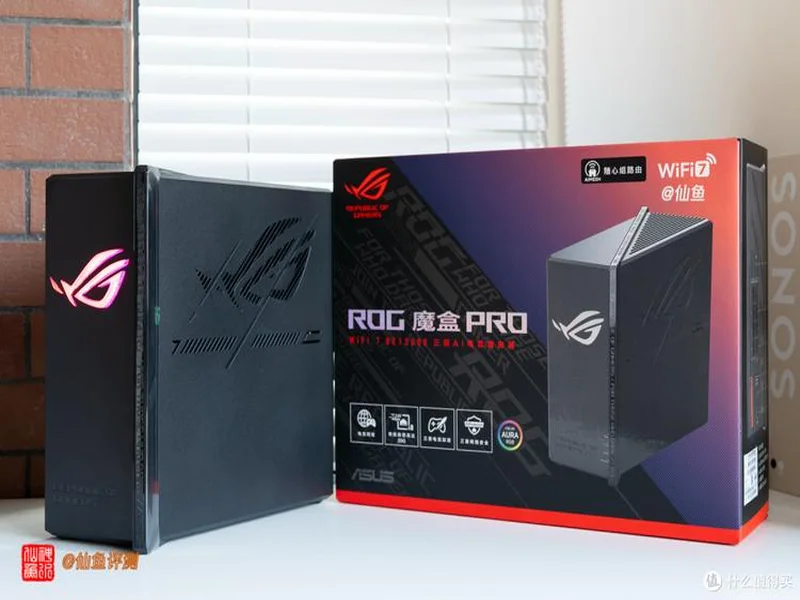 ROG魔盒透视版AI电竞路由器正式发售,侧透美学设计吸睛